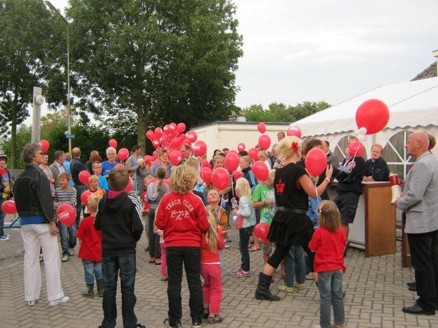 Ballonnen voor de opening