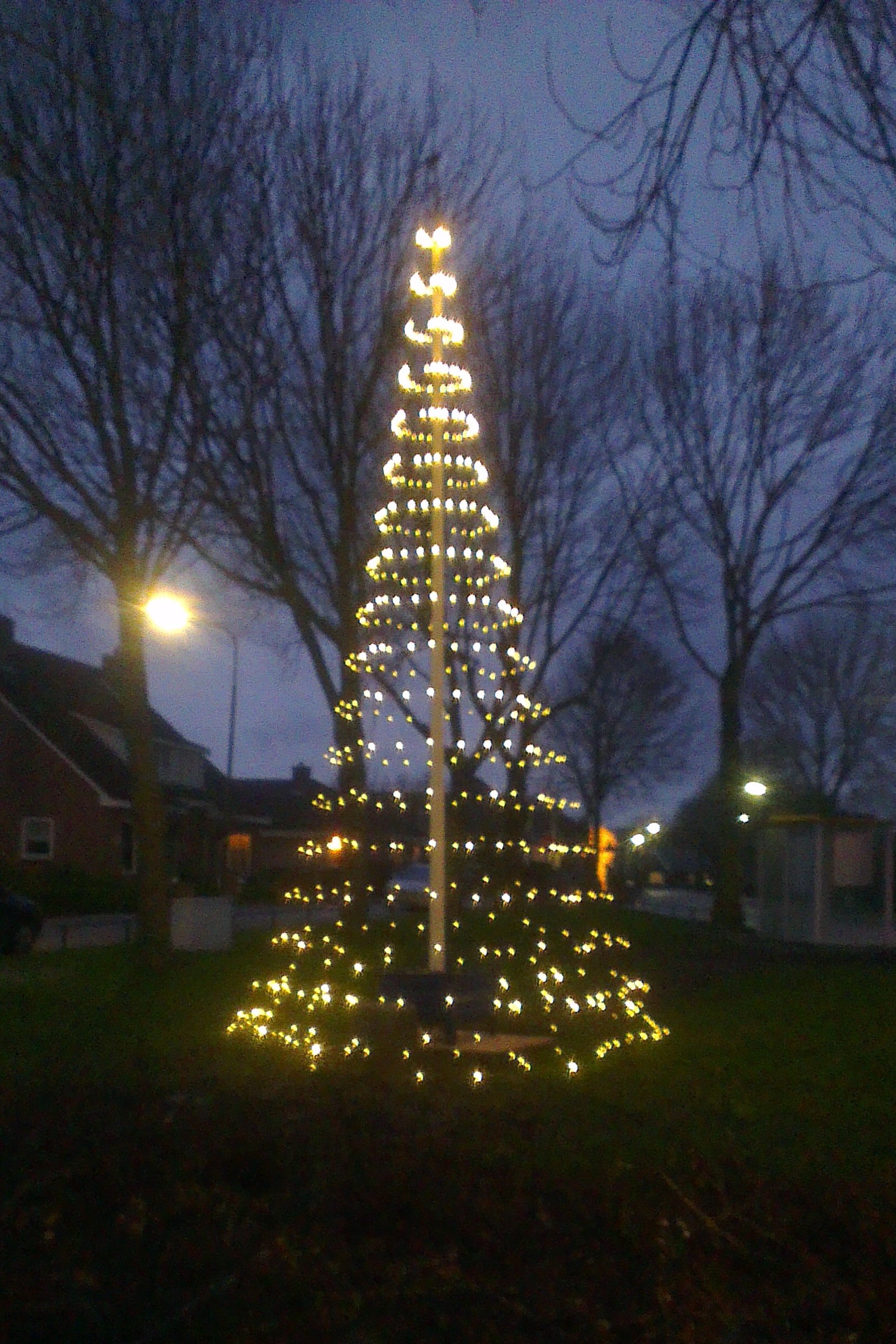 Feestelijk verlichte brink!
