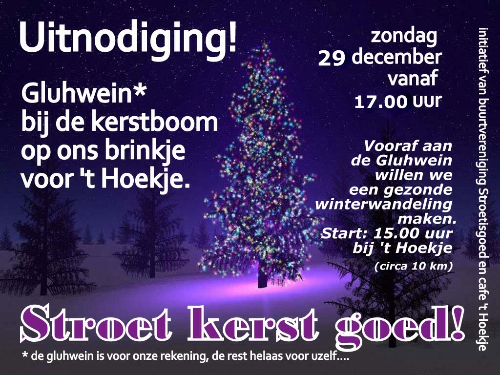Stroet kerst goed