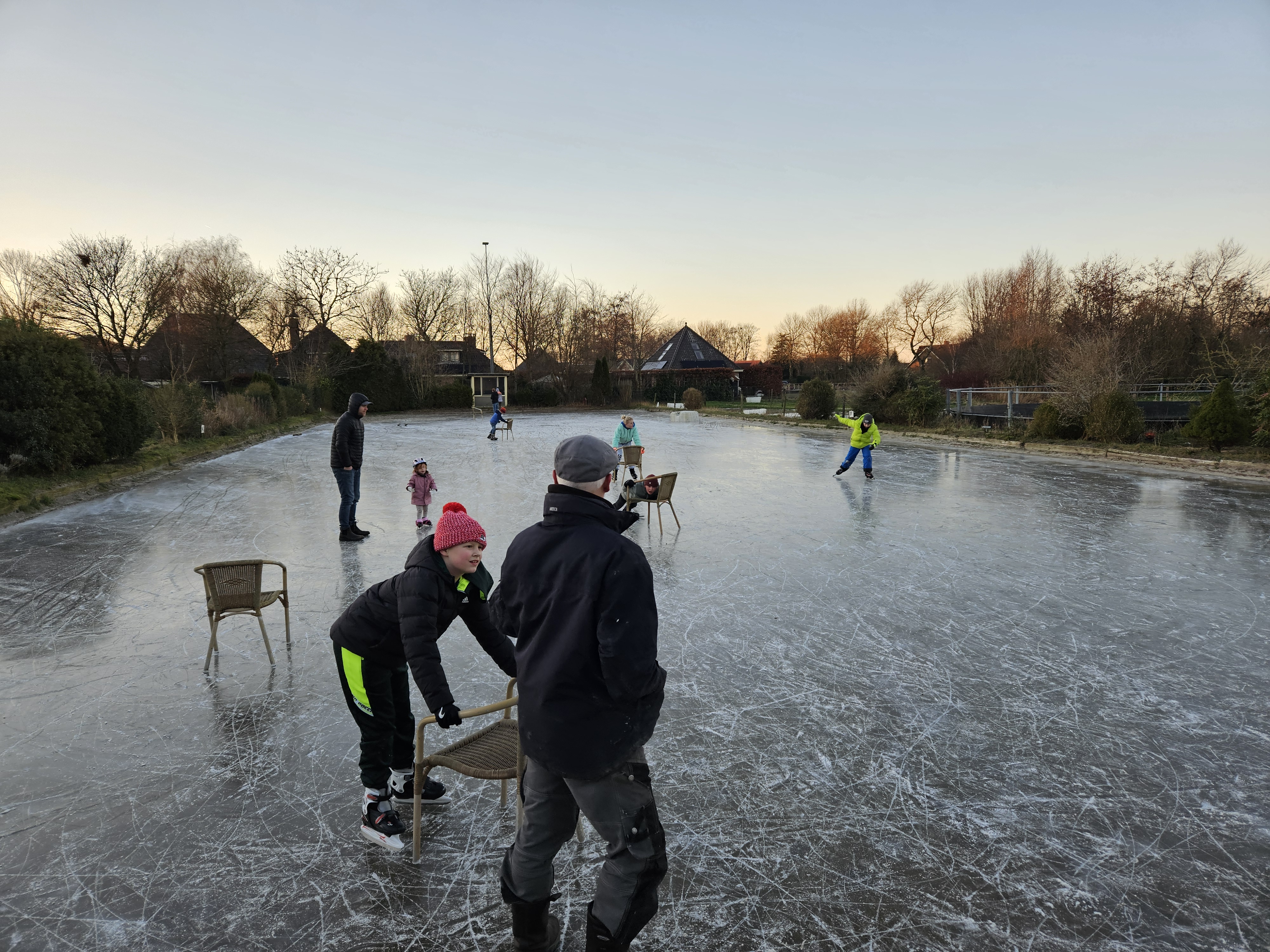 Schaatsplezier op Stroet